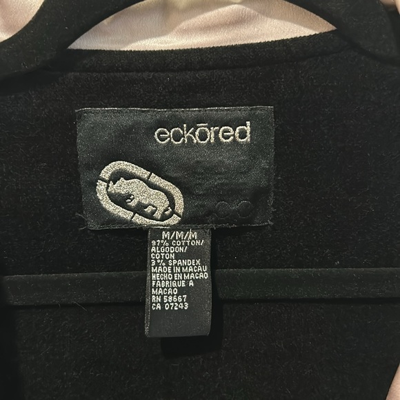 Black Velvet Ladies Blazer with Light Pink Satin Lapel - Picture 5 of 6